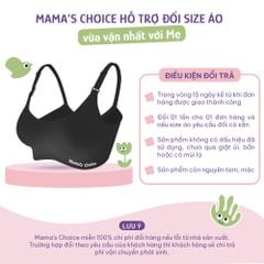 Áo Ngực 3in1 Mama's Choice, Cho Bà Bầu, Cho Con Bú, Dùng Máy Hút Sữa Không Dây, Chống Chảy Sệ, Giúp Nâng Ngực