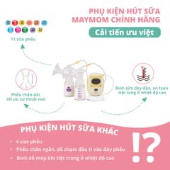Phụ Kiện Maymom Cho Máy Hút Sữa Medela Maxflow, Sonata, FreeStyle Flex, FreeStyle, Swing Maxi, Swing Maxi Flex