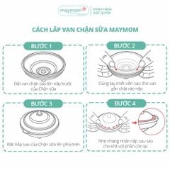 Van Chặn Sữa Silicone Sản Xuất bởi Maymom, Dùng Cho Chặn Sữa Ngắn/Dài Maymom - Cimilre