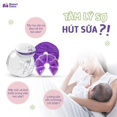 Combo Hút Sữa Hiệu Quả, Máy Hút Sữa Không Dây và Túi Chườm Thông Tắc Tia Mama's Choice, Hút Sữa Năng Suất Mẹ Nhàn Tênh