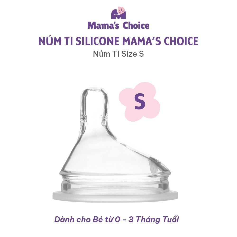 Nắp Bình và Núm Ti Bình Sữa PPSU Cap Cấp Mama's Choice Nhiều Phân Loại Núm