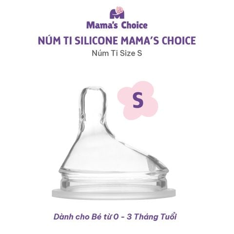 Nắp Bình và Núm Ti Bình Sữa PPSU Cap Cấp Mama's Choice Nhiều Phân Loại Núm