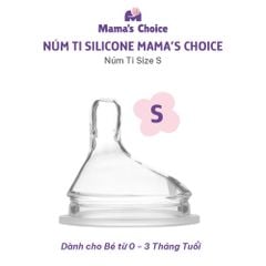 Nắp Bình và Núm Ti Bình Sữa PPSU Cap Cấp Mama's Choice Nhiều Phân Loại Núm