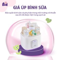 Máy Tiệt Trùng Sấy Khô và Hâm Sữa Mama’s Choice, Hâm Sữa Nhanh Chóng 2 Bình Cùng Lúc