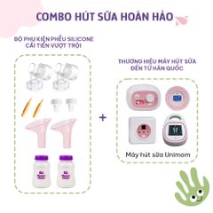 Phụ Kiện Hút Sữa Phễu Silicone Cho Máy Unimom, Kiểm Định An Toàn Quốc Tế, Vắt Sữa Êm Ái và Hiệu Quả
