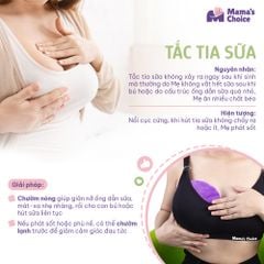 Túi Chườm Ngực Mama's Choice, Chườm Nóng Lạnh Giúp Mẹ Thông Tắc Tia Sữa, Kích Sữa, Giảm Đau Ti Hiệu Quả, Hộp 2 Túi