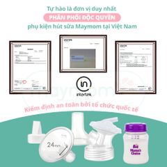 Phụ Kiện Hút Sữa Cải Tiến Thương hiệu Maymom Cho Máy Spectra, Avent, Fazt, Rozabi, Size Phễu 10-32mm