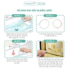 Dây Hút Sữa Medela Pump Sản Xuất bởi Maymom, Không Chứa BPA, An Toàn 100%, Vệ Sinh Dễ Dàng