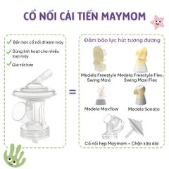 Bộ Phụ Kiện Hút Sữa Phễu Silicone Cho Máy Medela MaxFlow, Swing Maxi, Freestyle, Sonata, Freestyle Flex, Nhiều Size Phễu