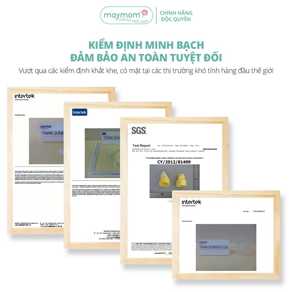 Phụ Kiện Hút Sữa Maymom Dùng Cho Bình Sữa Cổ Hẹp, Thay Thế Máy Medela MaxFlow, Sonata, Freestyle, Swing Maxi...