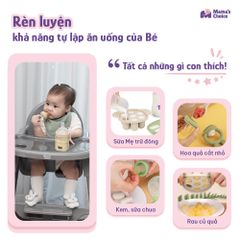 Túi Nhai Ăn Dặm Mama's Choice Cho Bé, Núm Nhai Hoa Quả Chống Hóc, Tặng Kèm 3 Size Núm Phù Hợp Bé Từ 4 Tháng Tuổi