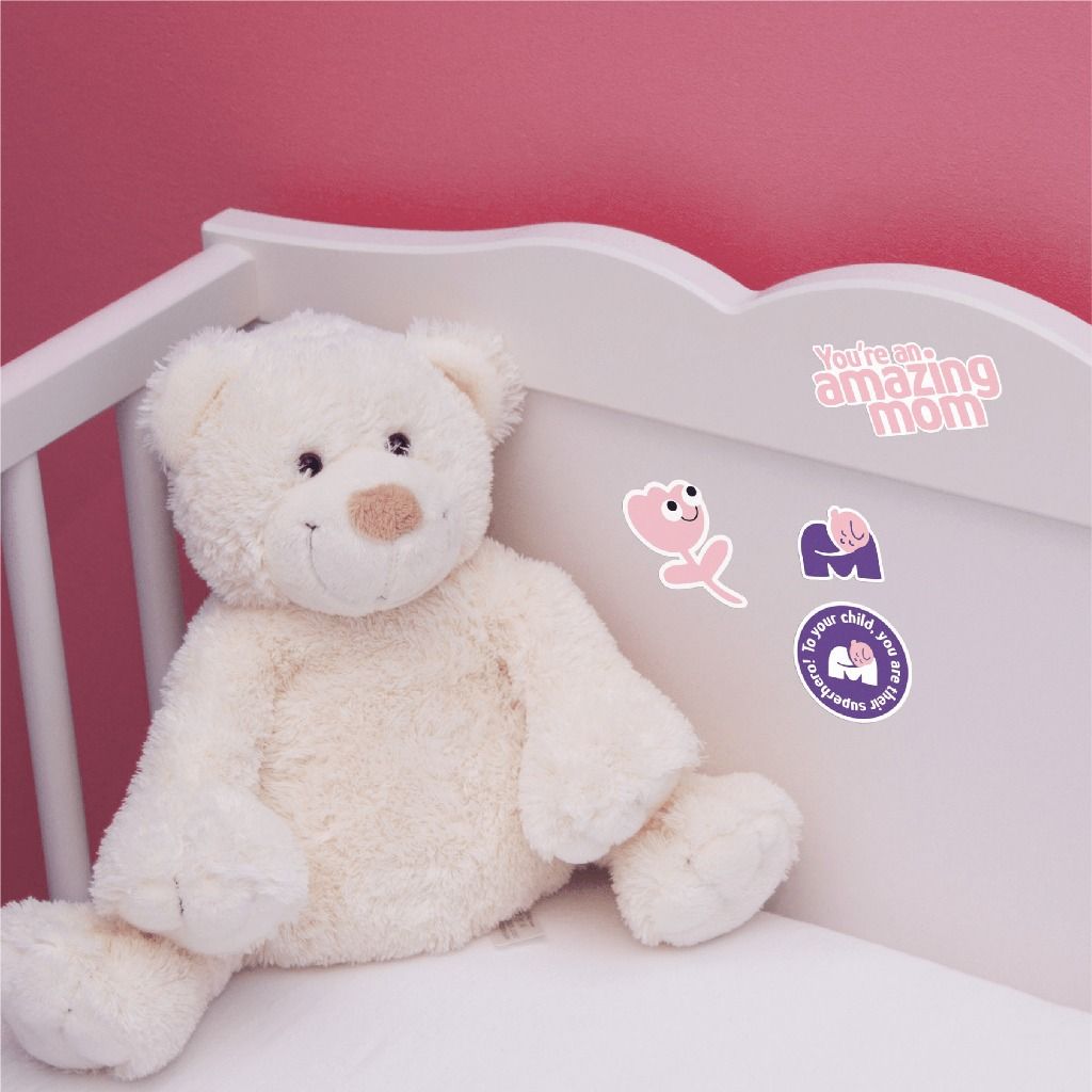 [QUÀ TẶNG ĐỘC QUYỀN] Sticker Dán Mama's Choice, Hình Dán Chống Nước Đáng Yêu Ngộ Nghĩnh, Dùng Trang Trí Đồ Dùng Của Bé