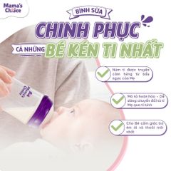 Bình Sữa Cổ Rộng Mama's Choice Núm Ti Lansinoh, Chất Liệu PP Dung Tích 180ml 240ml, Núm Ty Size S M L
