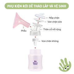 Phụ Kiện Hút Sữa Cải Tiến Phễu Silicone Cho Máy Spectra, Avent, Fazt, Rozabi, Vắt Sữa Êm Ái, Kiểm Định An Toàn Quốc Tế