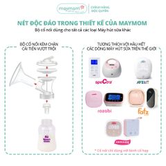 Cổ Nối Máy Hút Sữa Medela 5 Chi Tiết Thương Hiệu Maymom, Tương Thích Máy Medela MaxFlow, Freestyle, SwingMaxi, Sonata