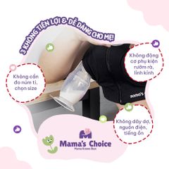 Cốc Hứng Sữa Mama’s Choice, Hút Sữa Rảnh Tay, Chất Liệu Silicone Cao Cấp, Chứng Nhận An Toàn FDA (1 Cốc)