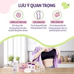 Combo Cốc Hứng Sữa, Phễu Hứng Sữa và Lót Thấm Sữa Mama's Choice, Tiện Lợi Tiết Kiệm Cho Mẹ Bầu và Sau Sinh