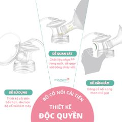 Phụ Kiện Hút Sữa Cải Tiến Thương hiệu Maymom Cho Máy Spectra, Avent, Fazt, Rozabi, Size Phễu 10-32mm