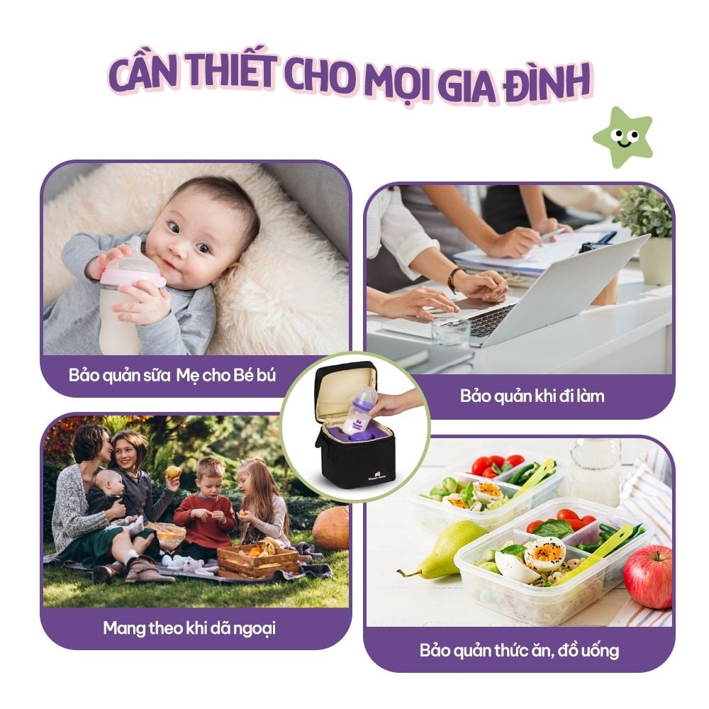 Đá Khô Bảo Quản Sữa Mama’s Choice, Giữ Lạnh Sữa Mẹ Lên Đến 12 Tiếng, Chất Liệu Gel Y Tế Cao Cấp, Độ Bền Từ 4-5 Năm