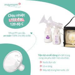 Phễu Hút Sữa Maymom Myfit, Phụ Kiện Thay Thế Máy Vắt Sữa Medela, Spectra, Avent, Unimom, Rozabi, Cimilre (1 cái)