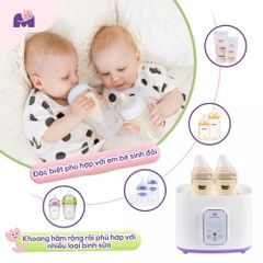 Máy Tiệt Trùng Sấy Khô và Hâm Sữa Mama’s Choice, Hâm Sữa Nhanh Chóng 2 Bình Cùng Lúc