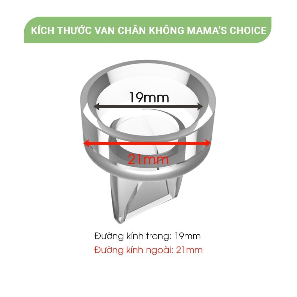 Van Chân Không Máy Hút Sữa Không Dây Mama’s Choice Cloudie, Chất Liệu Silicone An Toàn Cho Mẹ và Bé (1 cái)