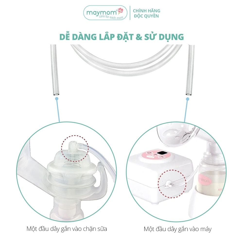 Dây Hút Sữa Unimom Thương Hiệu Maymom, Không Chứa BPA, An Toàn 100%, Vệ Sinh Dễ Dàng