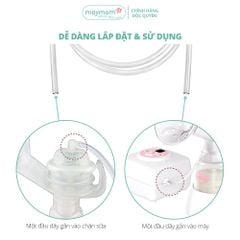 Dây Hút Sữa Unimom Thương Hiệu Maymom, Không Chứa BPA, An Toàn 100%, Vệ Sinh Dễ Dàng