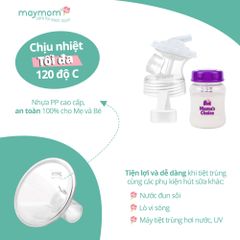 Phụ Kiện Hút Sữa Cải Tiến Thương hiệu Maymom Cho Máy Spectra, Avent, Fazt, Rozabi, Size Phễu 10-32mm