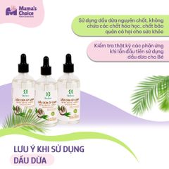 Dầu Dừa Ép Lạnh Herbee 100ml, Massage Cho Trẻ Sơ Sinh, Làm Mờ Vết Rạn Da, 100% Chiết Xuất Tự Nhiên