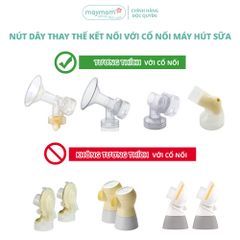 Nút Dây Hút Sữa Maymom, Phụ Kiện Thay Thế Dây Hơi Máy Hút Sữa Medela (1 cái)