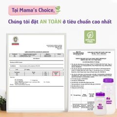 Bình Trữ Sữa Cổ Hẹp Mama's Choice 150ml–240ml, Bình Đựng Sữa Tương Thích Máy Hút Sữa Medela, Unimom, Real Bubee, Ameda