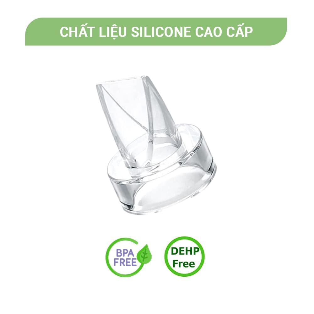 Van Chân Không Máy Hút Sữa Không Dây Mama’s Choice Cloudie, Chất Liệu Silicone An Toàn Cho Mẹ và Bé (1 cái)