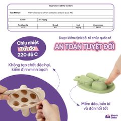Khay Trữ Đông Mini Mama's Choice, Bảo Quản Đồ Ăn Dặm Thức Ăn Cho Bé, Nắp Đậy Chắc Chắn, Chất Liệu Silicone Bạch Kim