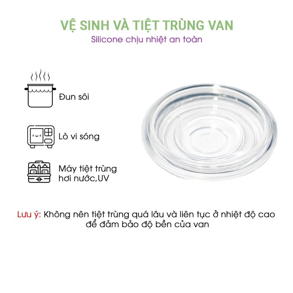Van Chặn Sữa Máy Hút Sữa Không Dây Mama’s Choice Cloudie, Chất Liệu Silicone An Toàn Cho Mẹ và Bé (1 cái)