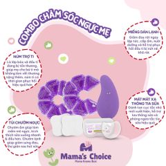 Combo Núm Trợ Ti, Túi Chườm Ngực, Máy Thông Tắc Tia Sữa, Miếng Dán Lạnh Mama's Choice - Combo Chăm Sóc Ngực Mẹ