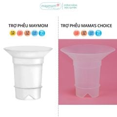Trợ Phễu Maymom Size 13-15-17-19-21mm, Đệm Giảm Hạ Size Phễu Hút Sữa, Cup Vắt Sữa, Chất Liệu Silicone Êm Ái và An Toàn