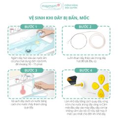 Dây Hút Sữa Medela Pump Maxflow Thương Hiệu Maymom, Không Chứa BPA, An Toàn 100%, Vệ Sinh Dễ Dàng (1 dây)