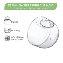 Cup Đựng Sữa Dành Cho Máy Hút Sữa Mama's Choice Cloudie, Chất Lượng Cao Cấp, An Toàn Cho Mẹ Khi Hút Sữa
