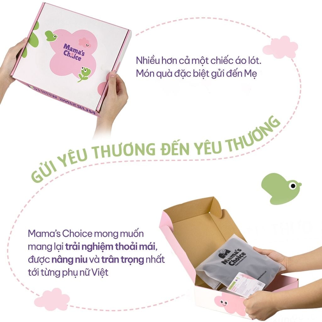 Áo Ngực 3in1 Mama's Choice, Cho Bà Bầu, Cho Con Bú, Dùng Máy Hút Sữa Không Dây, Chống Chảy Sệ, Giúp Nâng Ngực