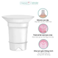 Trợ Phễu Maymom Size 13-15-17-19-21mm, Đệm Giảm Hạ Size Phễu Hút Sữa, Cup Vắt Sữa, Chất Liệu Silicone Êm Ái và An Toàn