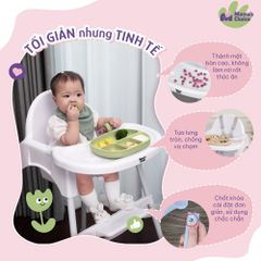 Ghế Ăn Dặm Mama's Choice, Ghế Cho Bé Tập Ăn Dặm, Kiểu Dáng Chắc Chắn Dễ Tháo Lắp và Vệ Sinh
