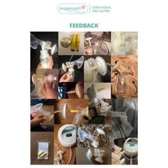 Nút Chuyển Đổi Maymom, Giúp Chặn Sữa Ngắn Thành Chặn Sữa Dài, Kết Nối Được Với Cổ Nối Phễu Cổ Hẹp (1 cái)