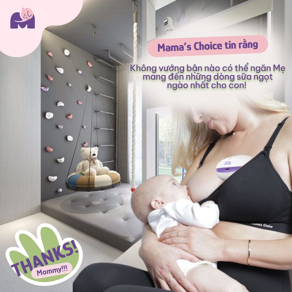 Hút Sữa Tại Nhà Mama’s Choice, Combo Rảnh Tay Tiện Lợi Mẹ Thảnh Thơi, Hút Sữa Dễ Dàng Mọi Lúc Mọi Nơi