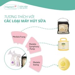 Cổ Nối Phễu Maymom Myfit Loại Cổ Hẹp, Tương Thích Phễu Hút Sữa Medela, Pumpin, Lacteck, Mini Pum, Pumpa, Silicon