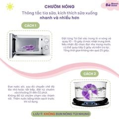 Combo Hút Sữa Hiệu Quả, Máy Hút Sữa Không Dây và Túi Chườm Thông Tắc Tia Mama's Choice, Hút Sữa Năng Suất Mẹ Nhàn Tênh