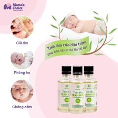 Dầu Tràm Cho Bé Sơ Sinh Thương Hiệu Herbee, Giữ Ấm Phòng Ho Chống Muỗi Côn Trùng, Chiết Xuất Nguyên Chất Từ Lá Tràm Huế