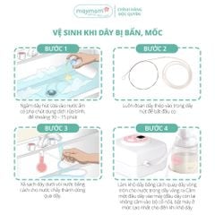 Dây Hút Sữa Unimom Thương Hiệu Maymom, Không Chứa BPA, An Toàn 100%, Vệ Sinh Dễ Dàng