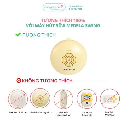 Bộ Phụ Kiện Máy Hút Sữa Medela Swing, Phễu Hút Sữa Silicone Êm Ái và Hiệu Quả, Nhiều Lựa Chọn Size Phễu Hút Sữa