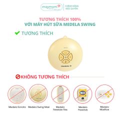 Bộ Phụ Kiện Máy Hút Sữa Medela Swing, Phễu Hút Sữa Silicone Êm Ái và Hiệu Quả, Nhiều Lựa Chọn Size Phễu Hút Sữa
